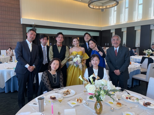 結婚式でした♪